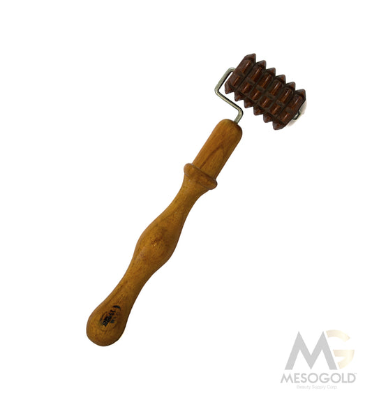 Woodtherapy Grooved Facial  roller