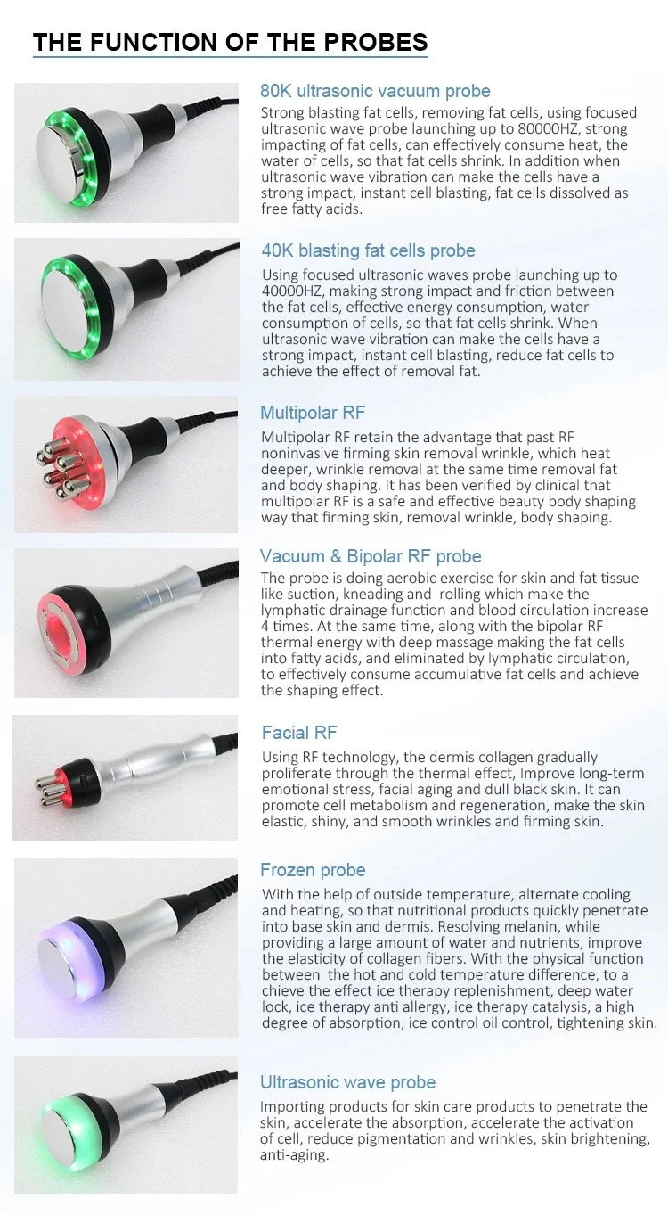 Professional 7 in 1 Alien Cavitation 80k