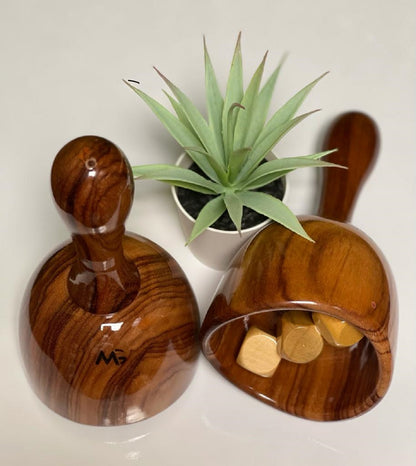 Woodtherapy Swiss Cup Long Holder With Cubes